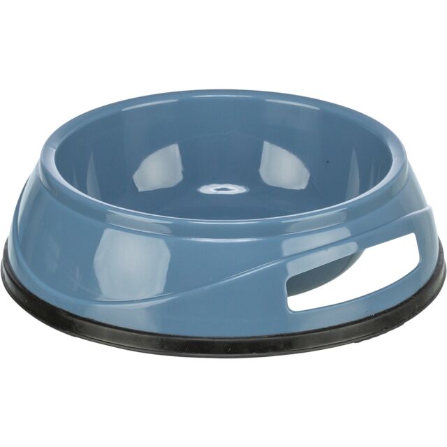 Trixie Bowl With Rubber Ring, Plastic, 0.3 Litre