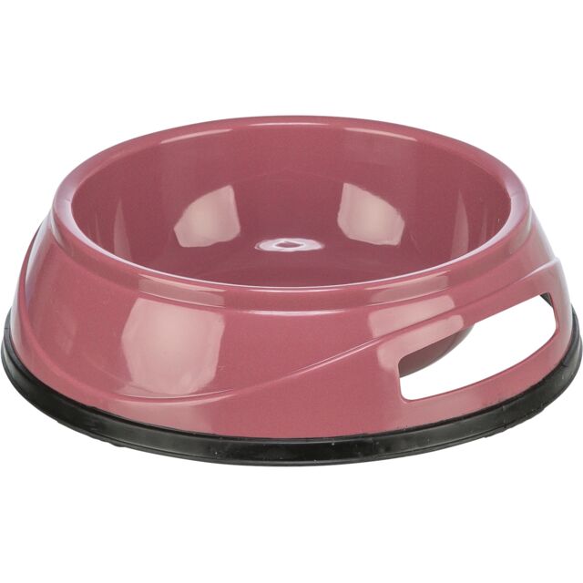Trixie Bowl With Rubber Ring, Plastic, 0.3 Litre