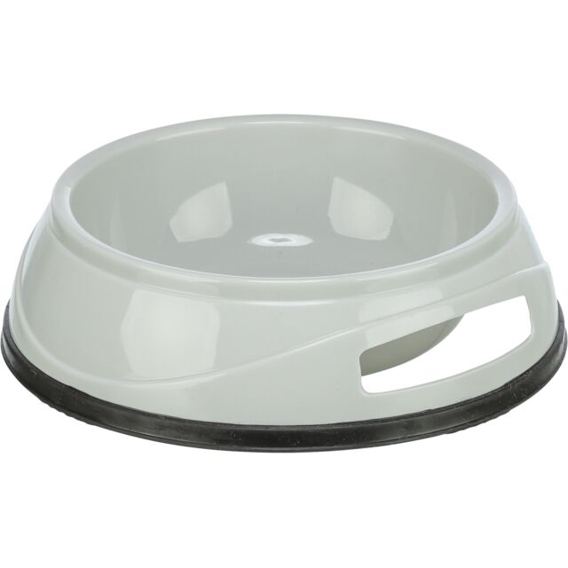 Trixie Bowl With Rubber Ring, Plastic, 0.3 Litre