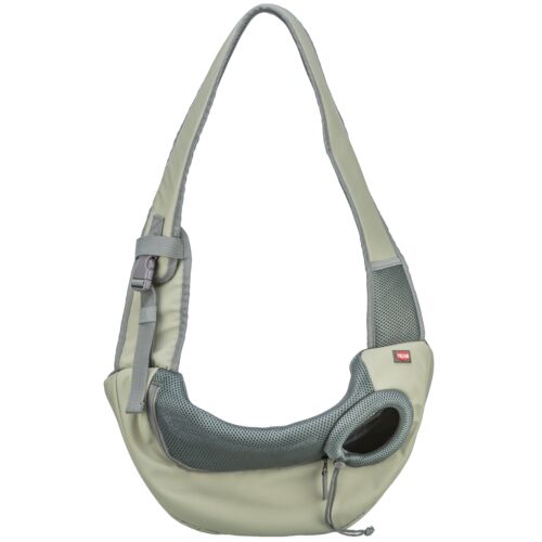 Trixie Front Pet Puppy Carrier Sling Light Green Hands-Free Dog Sling for Small Pets up to 5kg