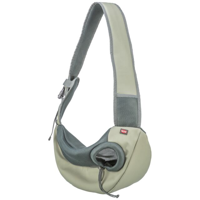 Trixie Front Pet Puppy Carrier Sling Light Green Hands-Free Dog Sling for Small Pets up to 5kg