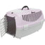 Trixie | Small Pet, Puppy & Kitten Transport Box | XS Capri 1 - Light Grey & Lilac