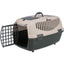 Trixie | Small Pet, Puppy & Kitten Transport Box | XS Capri 1 - Dark Grey & Light Grey