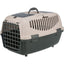 Trixie | Small Pet, Puppy & Kitten Transport Box | XS Capri 1 - Dark Grey & Light Grey
