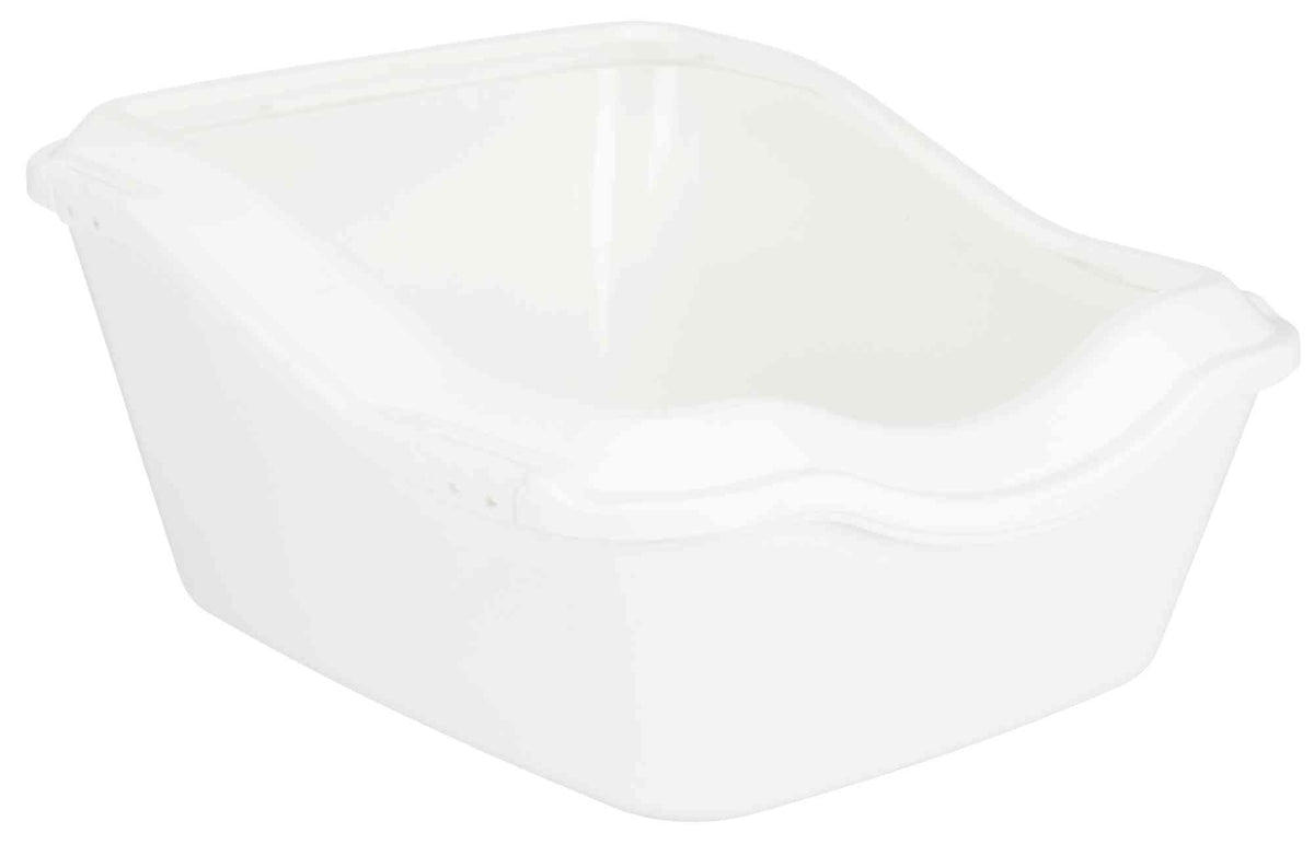 Trixie Cleany High Edge Cat Litter Tray with Rim (54x45x29cm) - For Large & Messy Cats