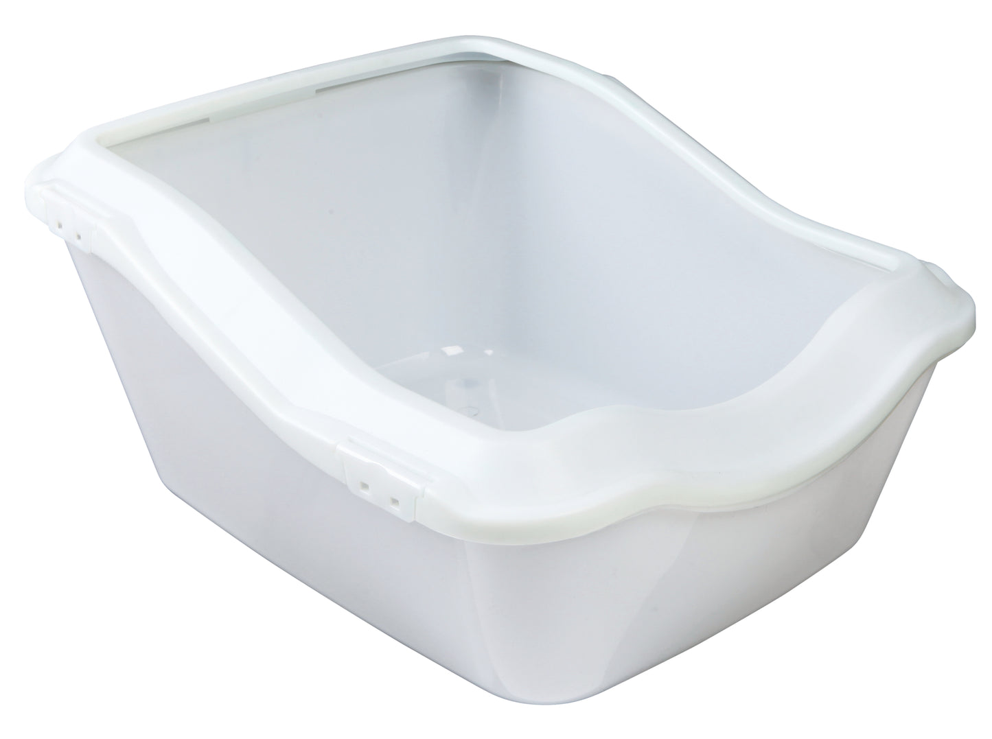 Trixie Cleany High Edge Cat Litter Tray with Rim (54x45x29cm) - For Large & Messy Cats