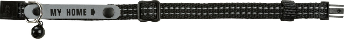Trixie | Cat Collar With Address Tag | Reflective Nylon