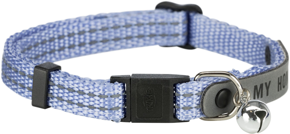 Trixie | Cat Collar With Address Tag | Reflective Nylon