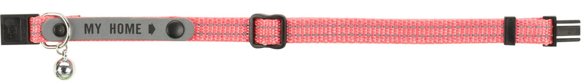 Trixie | Cat Collar With Address Tag | Reflective Nylon