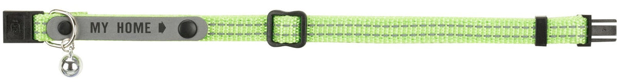 Trixie | Cat Collar With Address Tag | Reflective Nylon