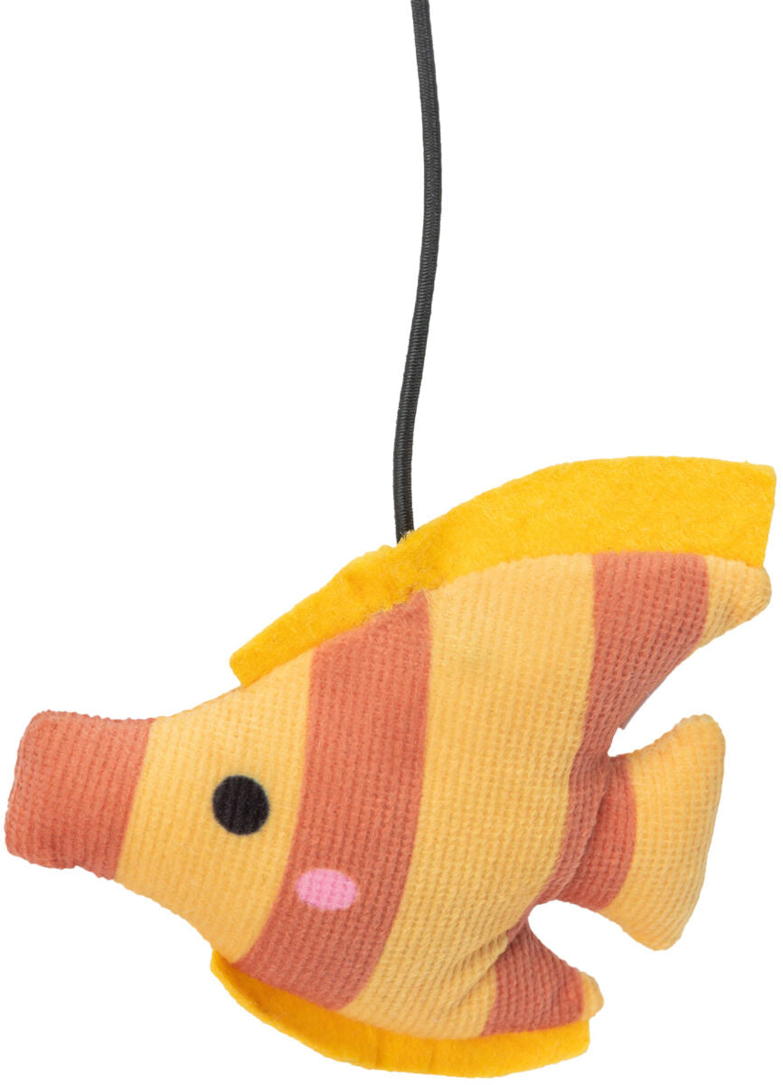 Trixie Cat Playing Rod with Soft Fish Toy