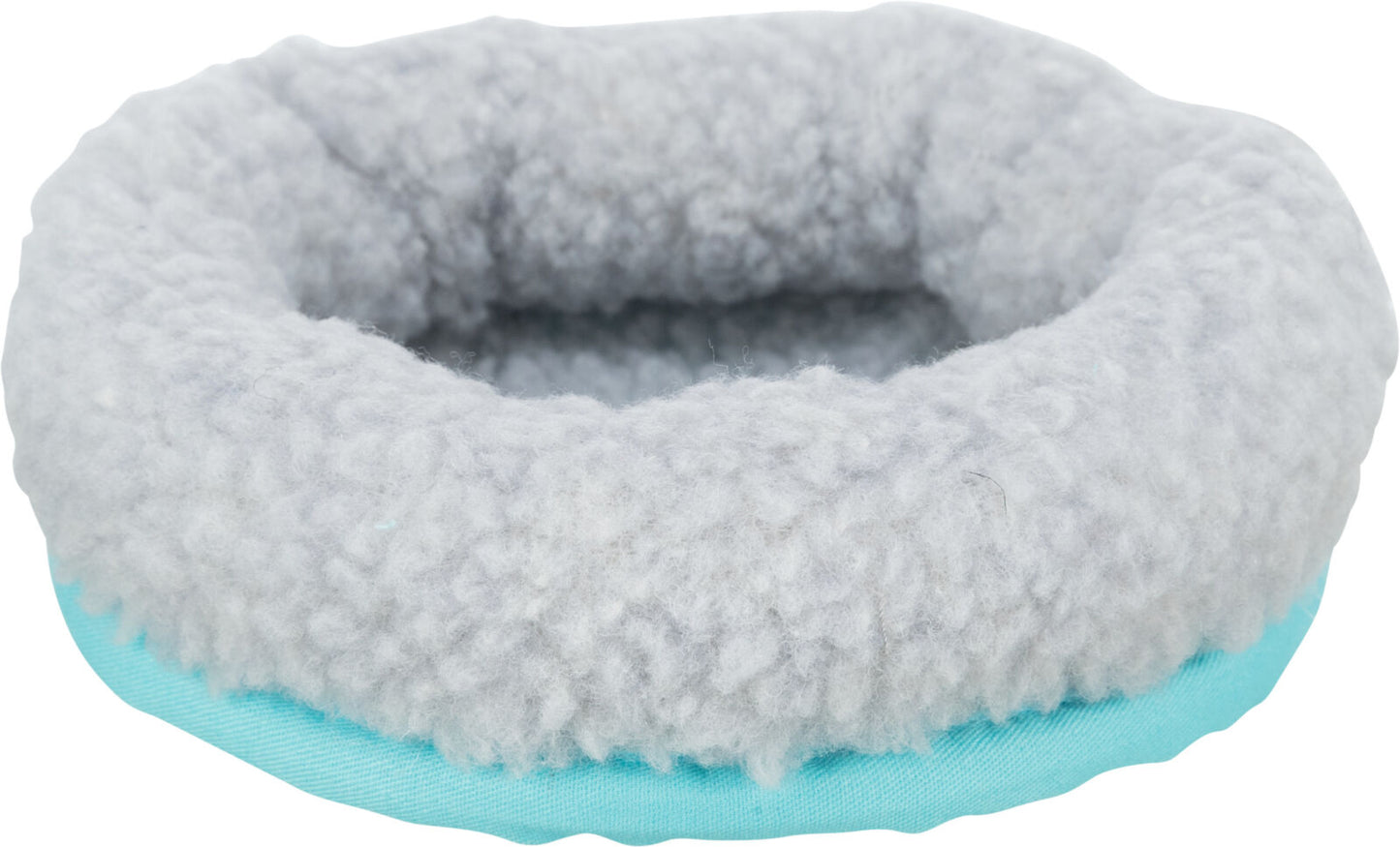 Trixie | Small Pet Bed | Cuddly Grey/Green Snuggle Cushion - 16cm