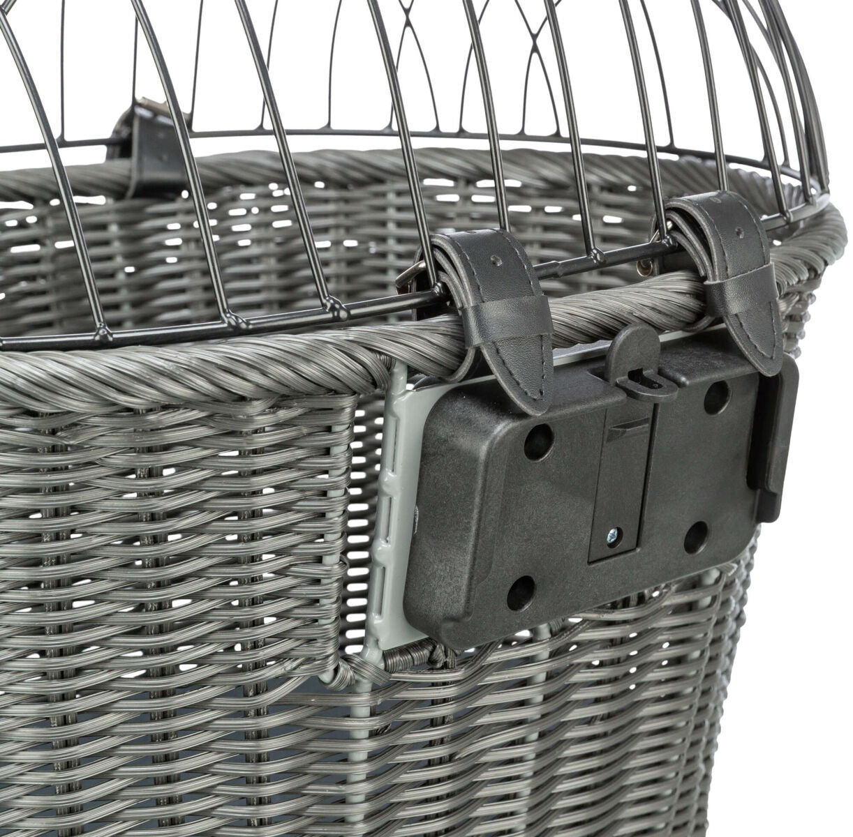 TRIXIE Polyrattan Front Dog Bike Basket - Replacement Holder Also Available.
