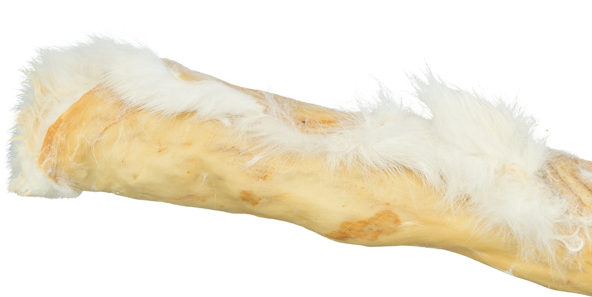 Trixie Rabbit Skin Roll with Fur | 45-50cm Natural Dog Chew 85g