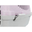 Trixie | Small Pet, Puppy & Kitten Transport Box | XS Capri 1 - Light Grey & Lilac