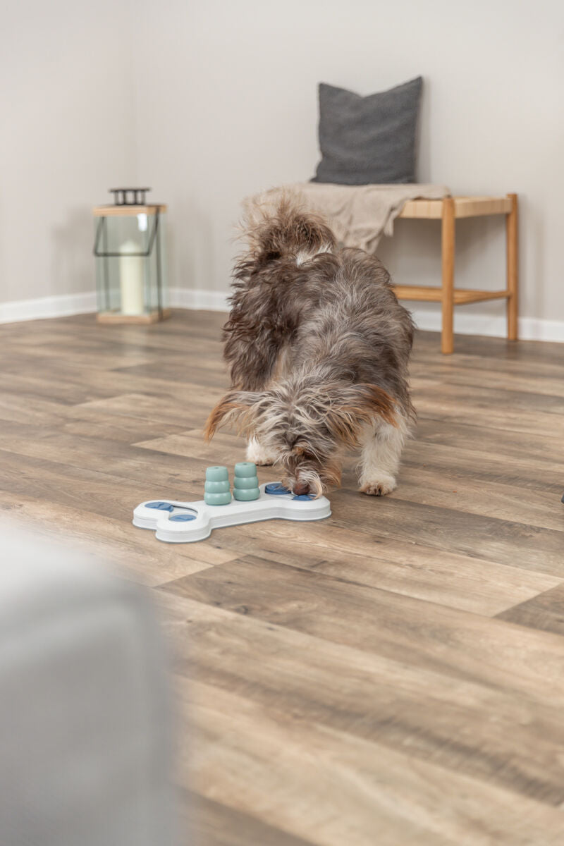 Trixie Flip Bone Dog Toy | Interactive Puzzle Feeder for Dogs