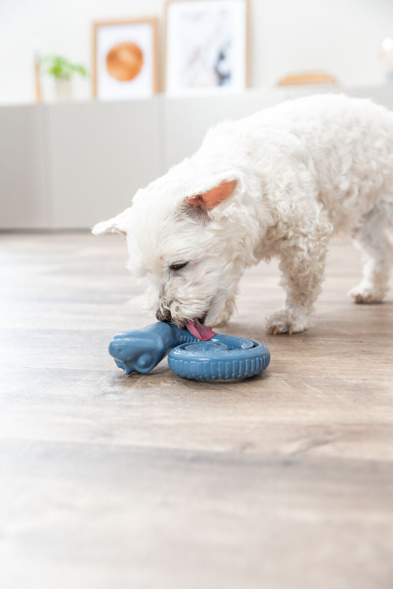 Trixie | TPR Snack Snake | Food Puzzle Dog Toy