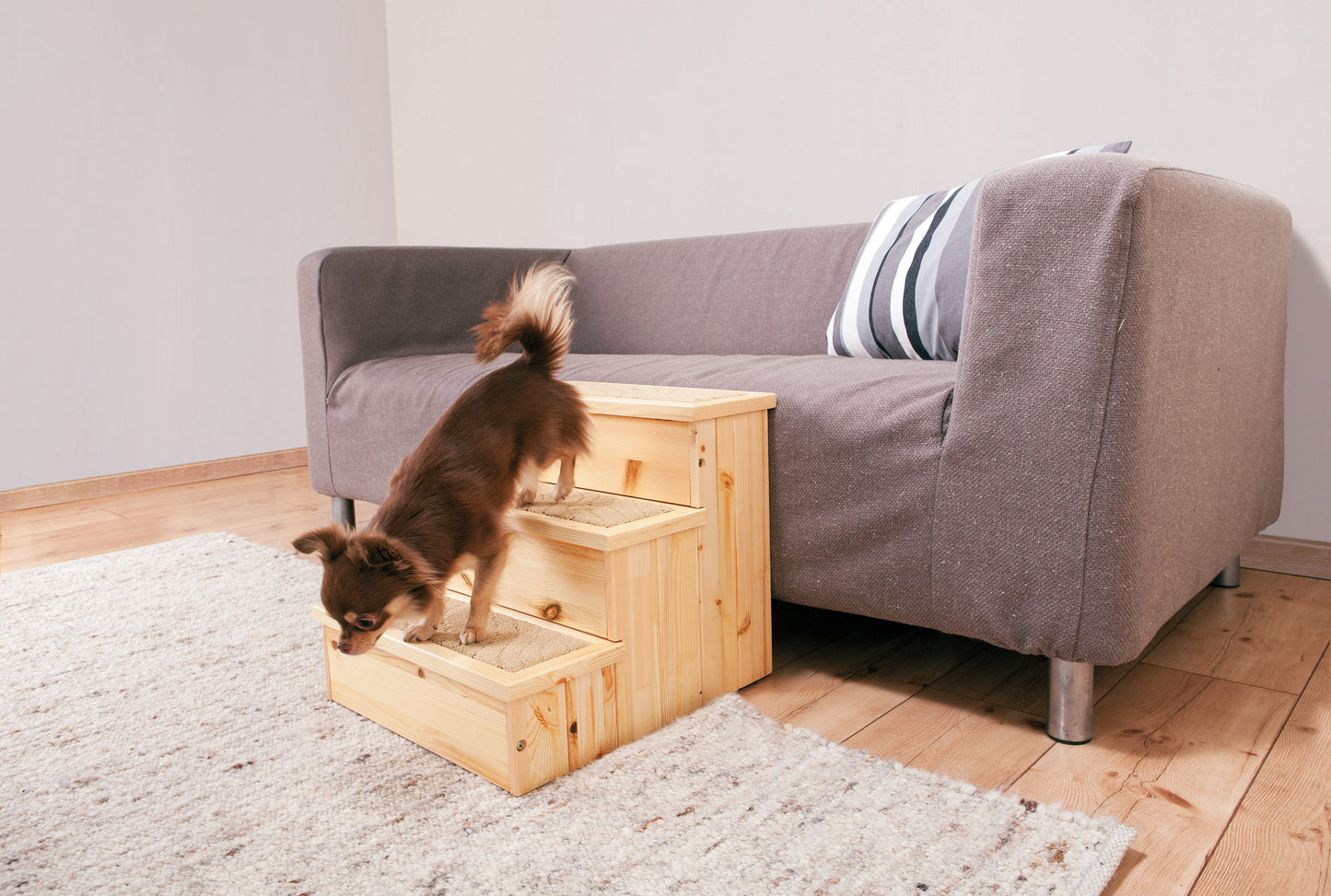 Trixie Pet Stair Stairs | Dog & Cat Mobility Aid | Joint Protection Steps