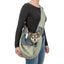 Trixie Front Pet Puppy Carrier Sling Light Green Hands-Free Dog Sling for Small Pets up to 5kg