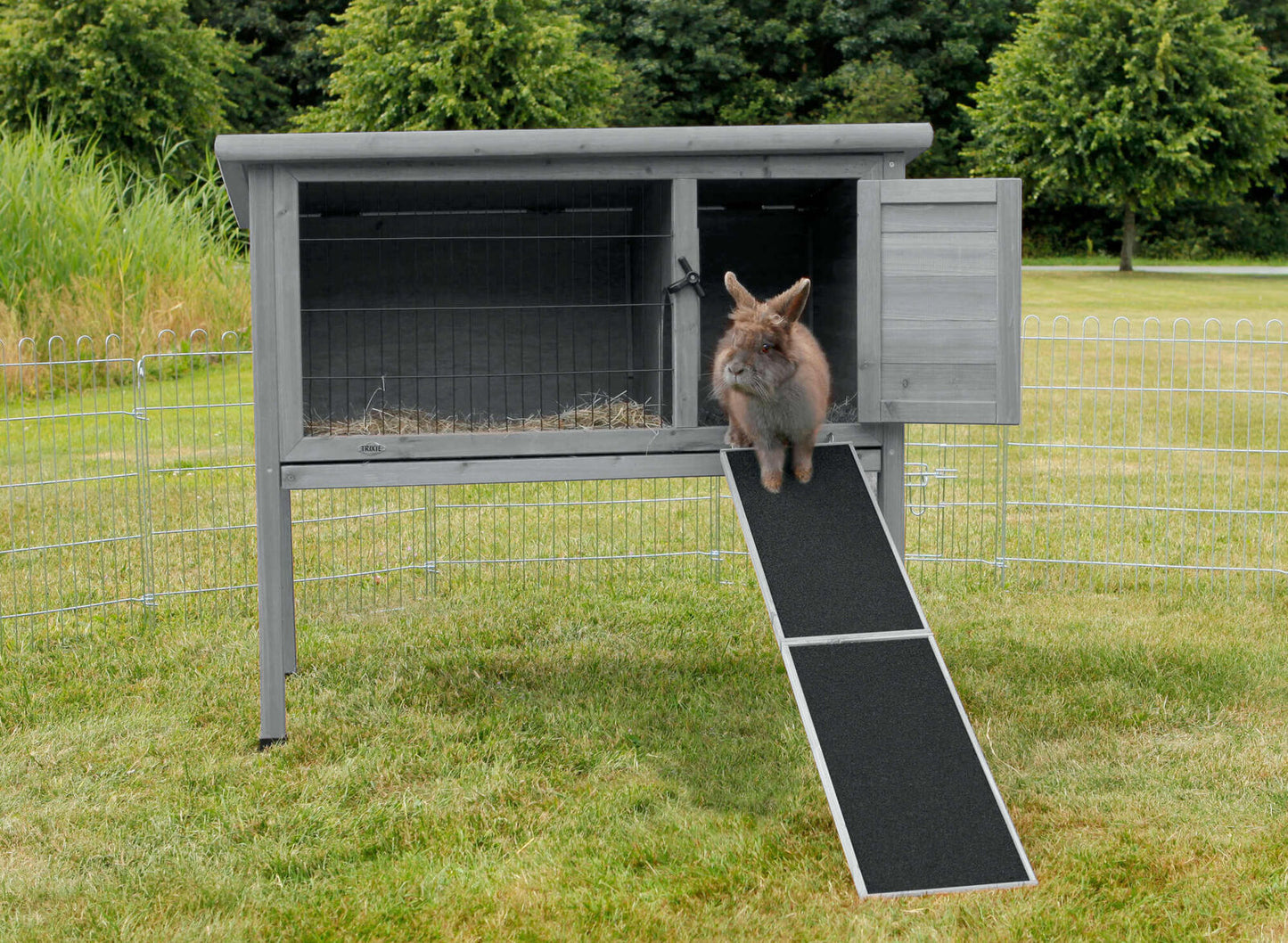 Trixie Natura Wooden Hutch & Cage Access Ramp - 20 x 50cm