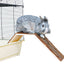 Natural Wood Cage Bridge 63cm | Resin-Free Small Pet Ramp | Ireland & UK