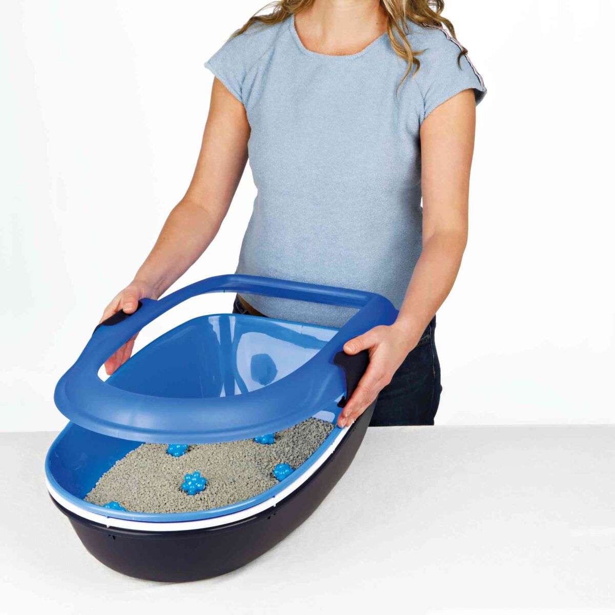 Trixie Berto Hygienic Waste Separating Cat Litter Tray with Rim