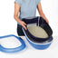 Trixie Berto Hygienic Waste Separating Cat Litter Tray with Rim