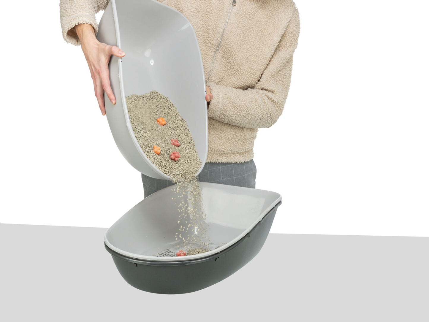 Trixie Berto Hygienic Waste Separating Cat Litter Tray with Rim