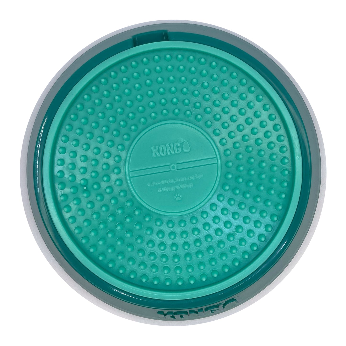 KONG Licks Spinz Bowl | Enrichment Food Puzzle Toy for Dogs & Cats