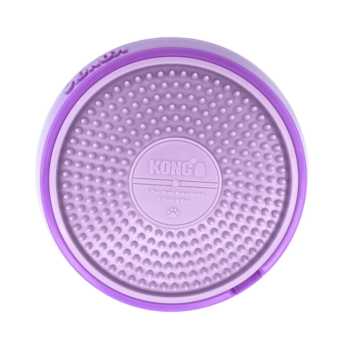 KONG Licks Spinz Bowl | Enrichment Food Puzzle Toy for Dogs & Cats