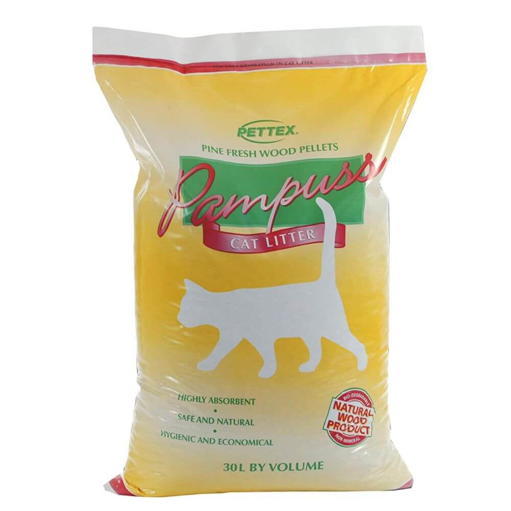 Pampuss Wood Cat Litter 30L