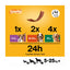 Pedigree Schmackos Fish Dog Treat Strips (20 Pack)