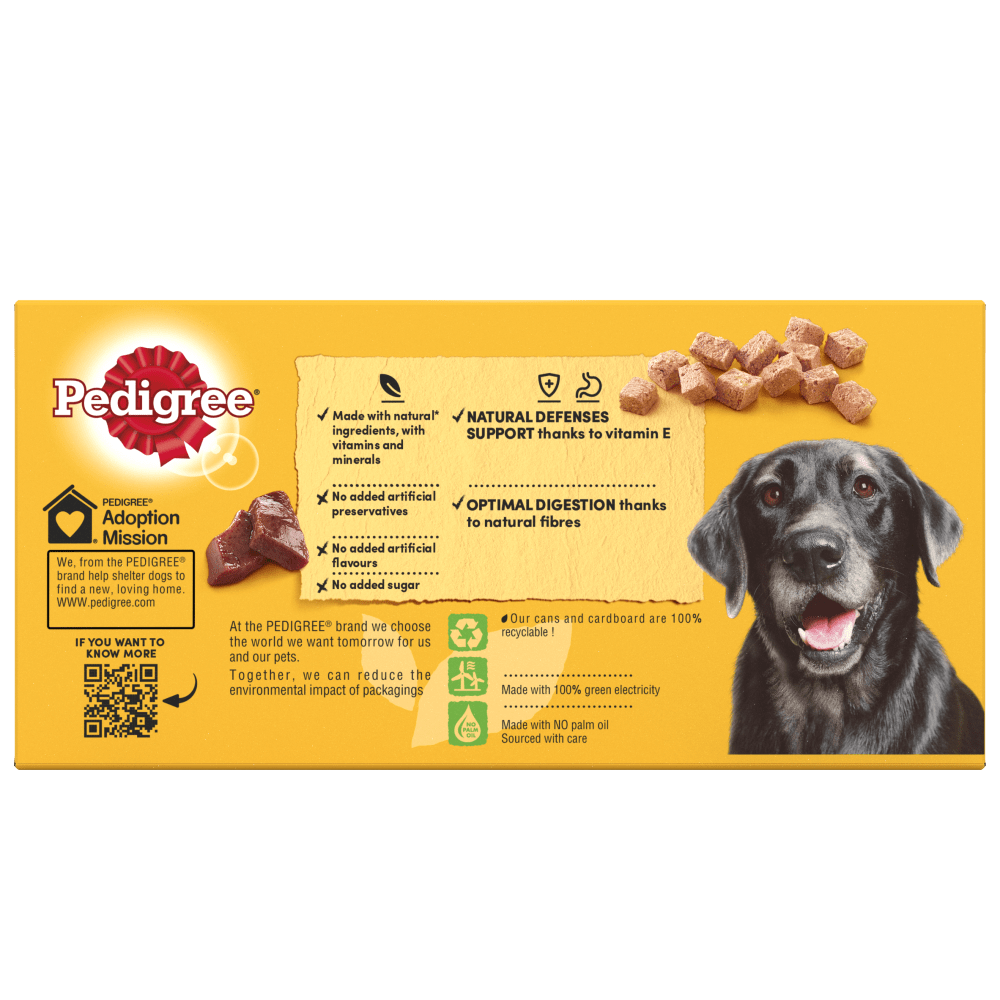 Pedigree | Senior Wet Dog Food Tins | Variety in Loaf - 6 x 400g