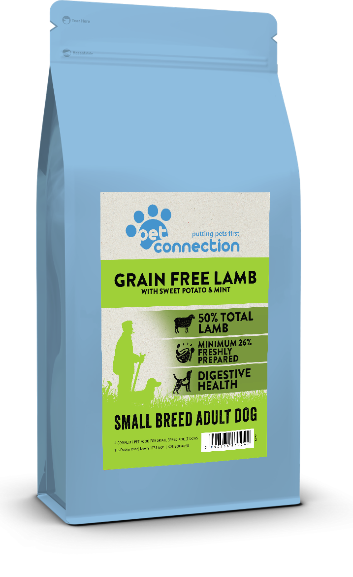 Lamb with Sweet Potato & Mint (Small Breed) | Hypoallergenic Dry Dog Food | Grain Free by Pet Connection
