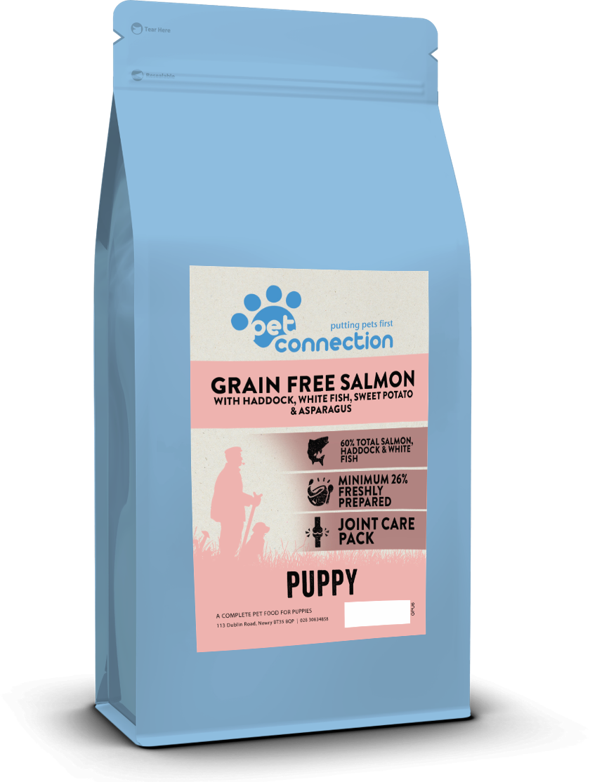 Salmon & Haddock (Puppy) | Hypoallergenic Dry Dog Food | Grain Free by Pet Connection