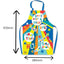 Rachel Ellen Children's Wipe-Clean Aprons - I Love to Bake & Let's Make a Mess