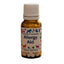 Bottle of allergy aid with colorful labels on a white background