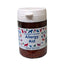 Jar of Allergy Aid with colorful labels on a white background