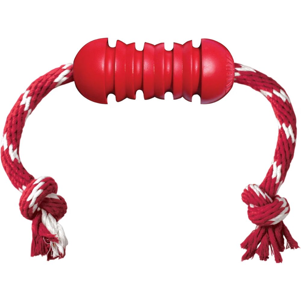 KONG Dental Dog Toy with Rope | Small & Medium