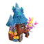 Rosewood Blue Roof Pixie House Aquatic Ornament