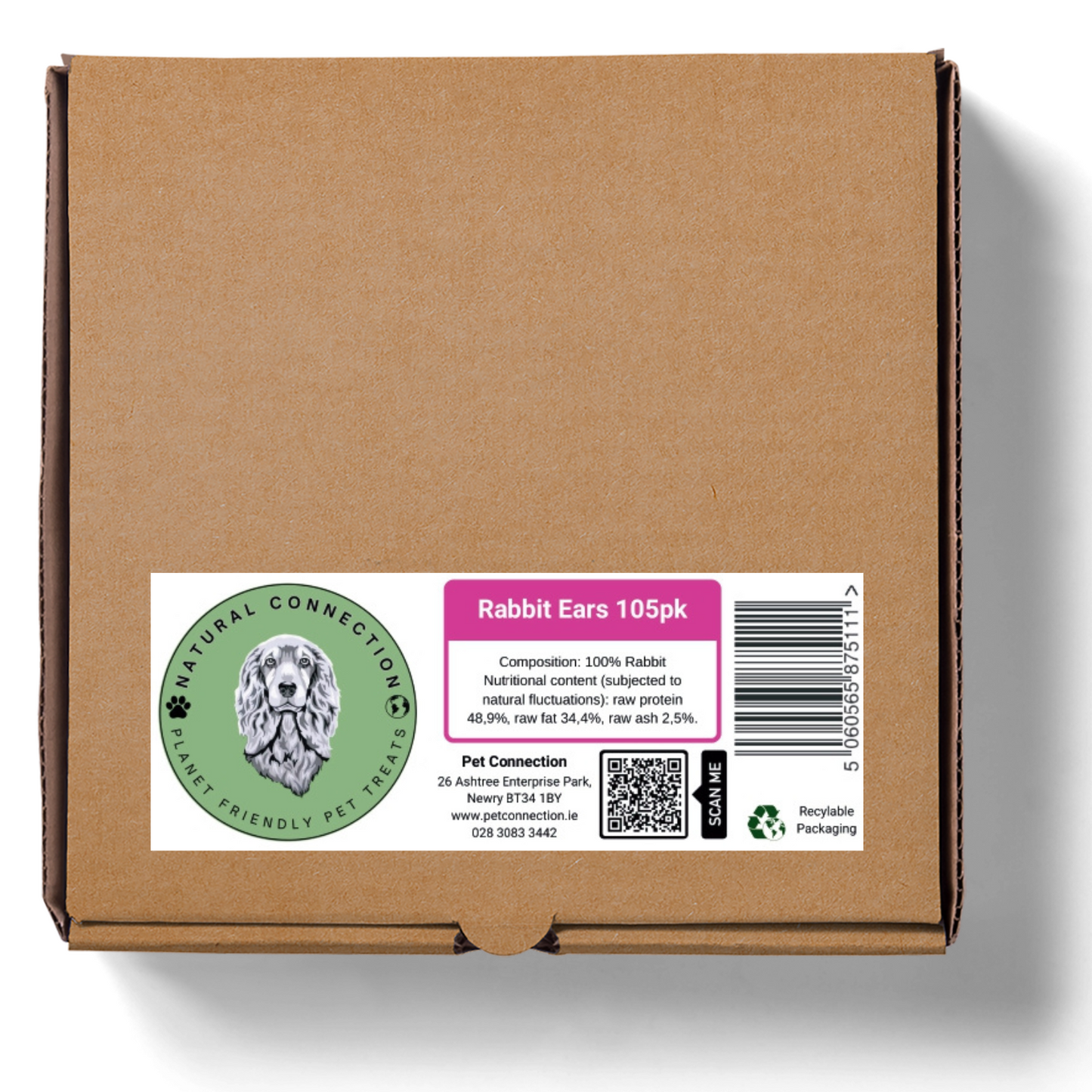 Rabbit Ears | Wholesome, Healthy Dog Chew by Natural Connection