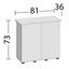 Juwel Rio 125 SBX Cabinet Black