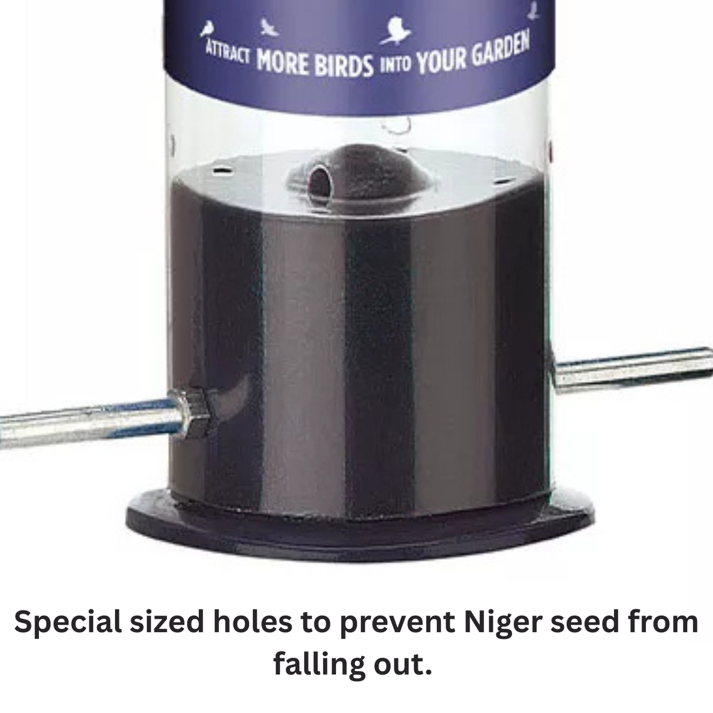 Gardman Black Nyjer/Niger Steel Wild Bird Feeder