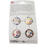 Trixie Set of Toy Balls with Leopard Print - Engaging Cat Play with Bells (4 Pcs)