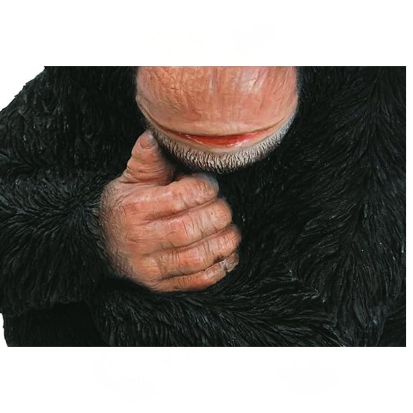 Vivid Arts Baby Chimpanzee Ornament | Realistic Garden Statue | Weatherproof