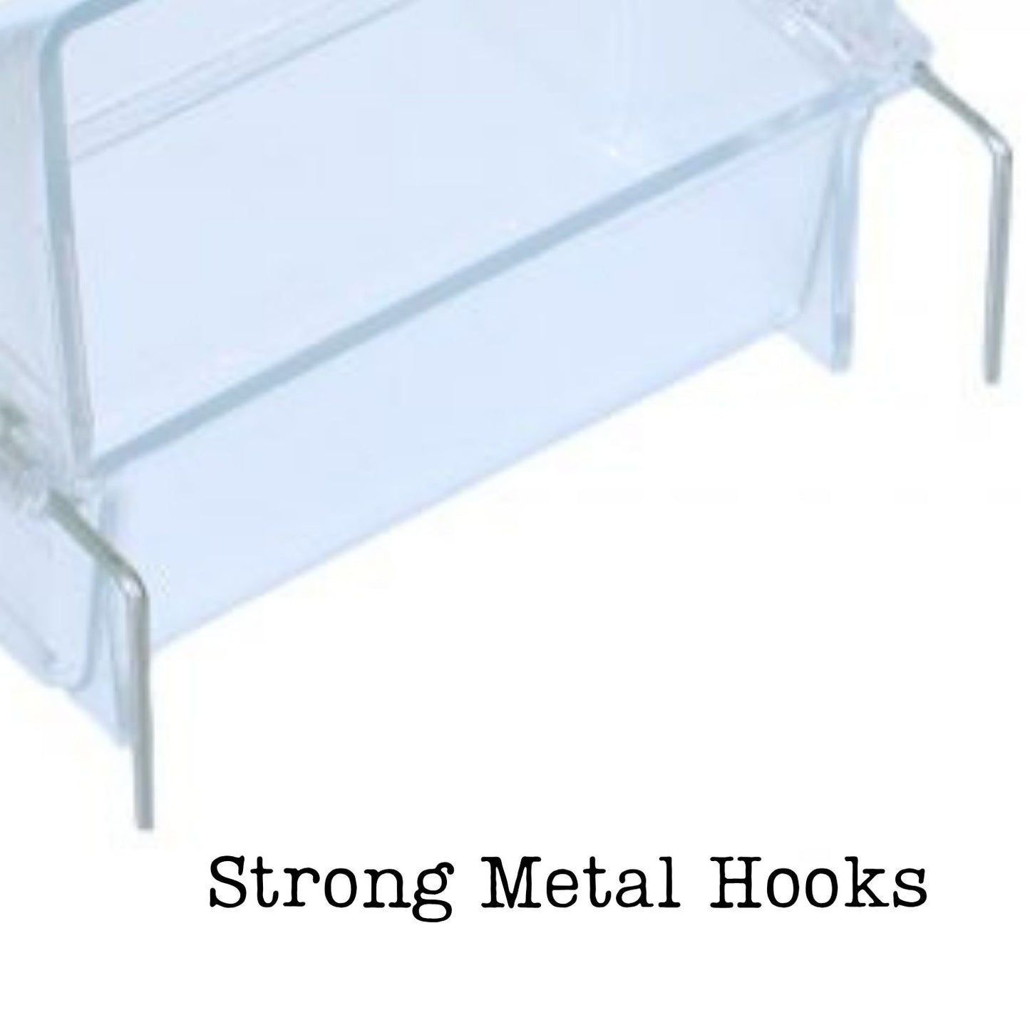 Hatchwells Clear Plastic Canary Seed Hopper | Small Bird Feeder