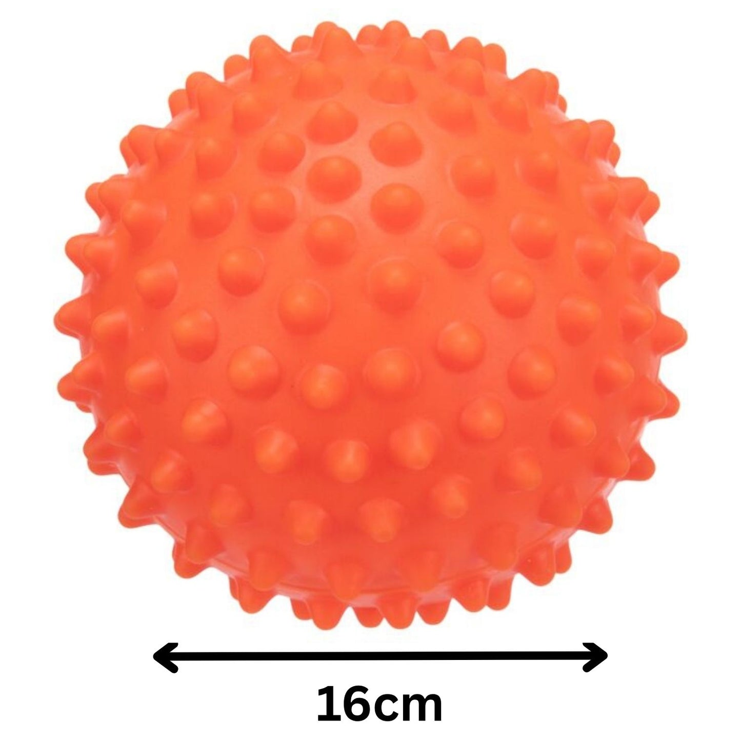 Trixie | Large Vinyl Hedgehog Ball | Silent Dog Toy 16cm