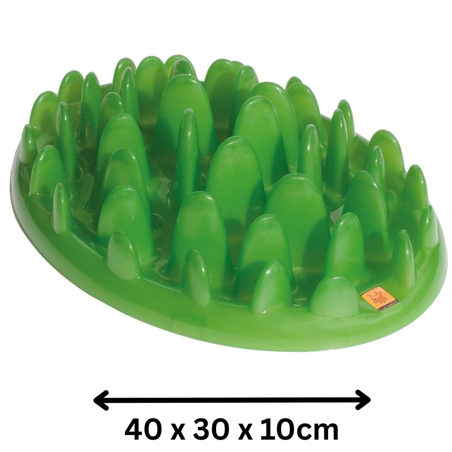 Company of Animals GREEN Slow Interactive Feeder | Anti-Gulp Large Dog Bowl