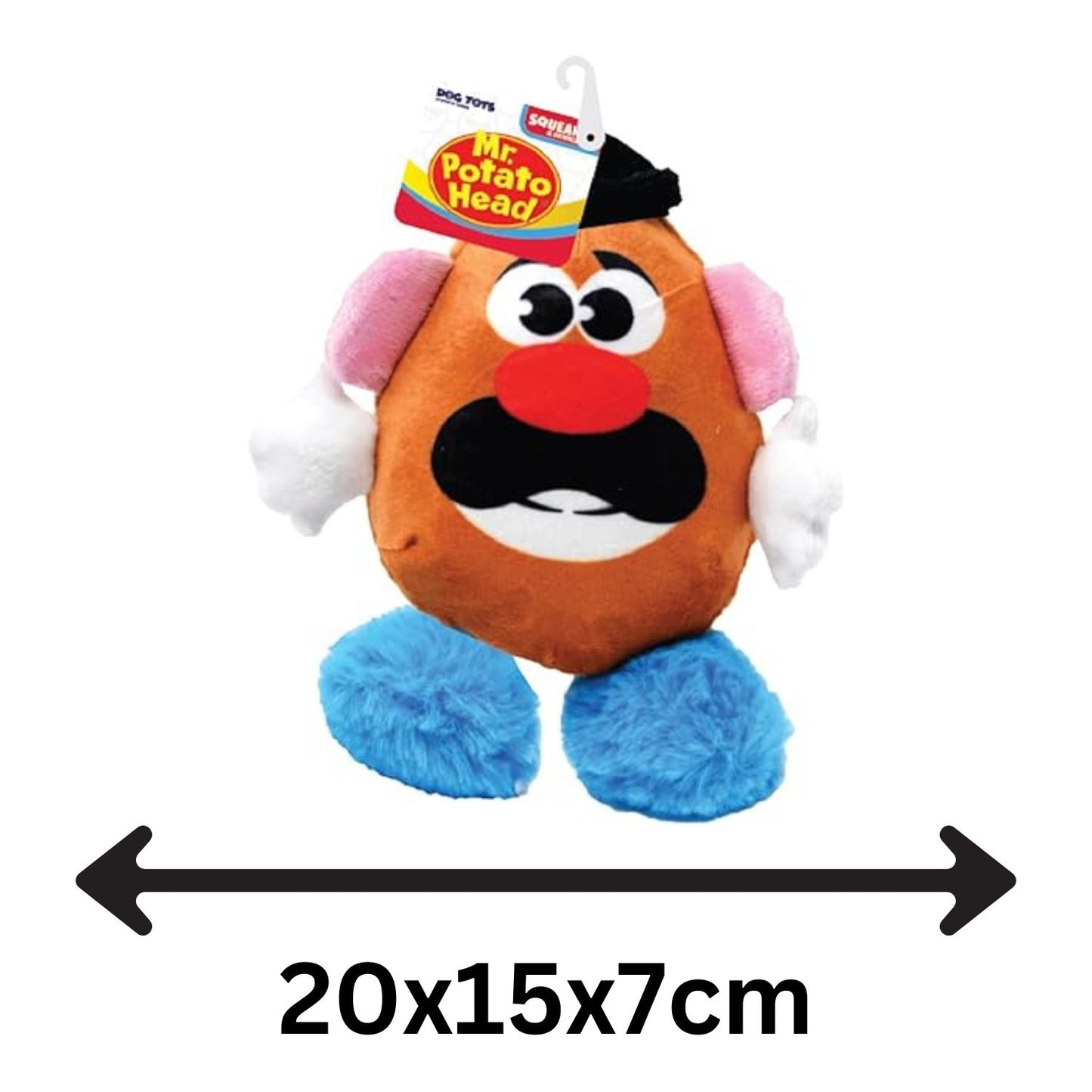 Hasbro | Squeak & Crinkle Dog Toy | Mr Potato Head