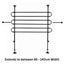 Trixie Car Dog Grid | Adjustable Metal Car Boot Barrier for Dogs | 85-140cm Width